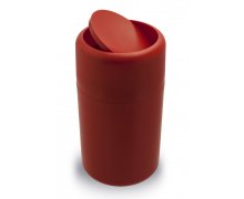 Odpadkový kôš QUALY Capsule Flip - červený