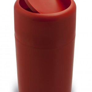 Odpadkový kôš QUALY Capsule Flip - červený