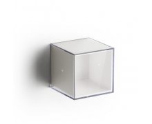 Nástenná krabička QUALY Pixel Cube - priehľadná/biela