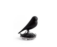 Miska na kancelárske spinky QUALY Nest Sparrow - čierna