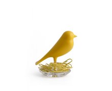 Miska na kancelárske spinky QUALY Nest Sparrow - žltá