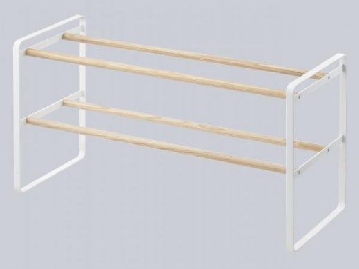 Stojan na topánky Yamazaki Shoe Rack 2 - biely