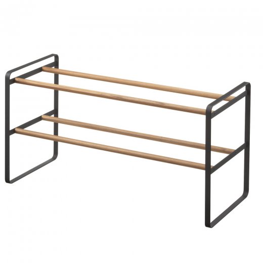 Stojan na topánky Yamazaki Shoe Rack 2 - čierny
