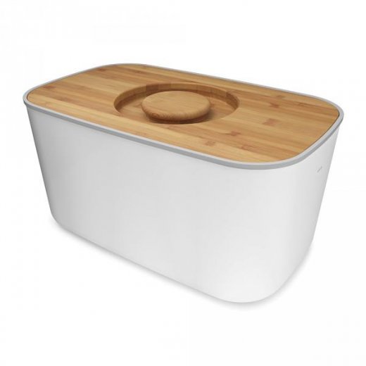 Chlebník JOSEPH JOSEPH Steel Bread Bin - biely
