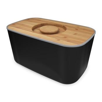 Chlebník JOSEPH JOSEPH Steel Bread Bin - čierny