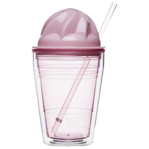 Pohár SAGAFORM Sweet Milkshake, ružový