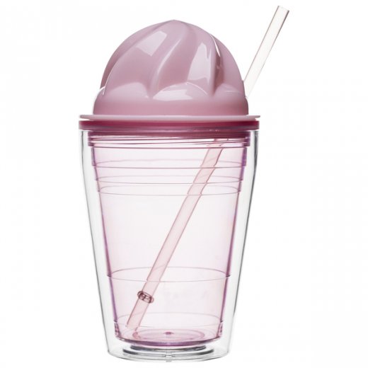 Pohár SAGAFORM Sweet Milkshake, ružový