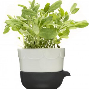 Kvetináč SAGAFORM Green, šalviovo zelená