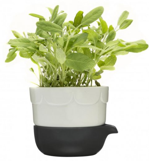 Kvetináč SAGAFORM Green, šalviovo zelená