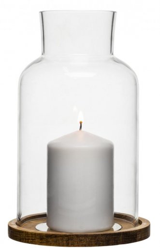 Svietnik SAGAFORM Oval Oak Candleholder