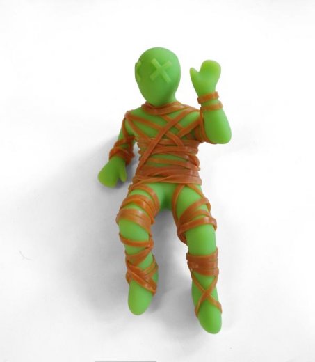 Panáčik na gumičky SUCK UK Mummy Mike, zelený