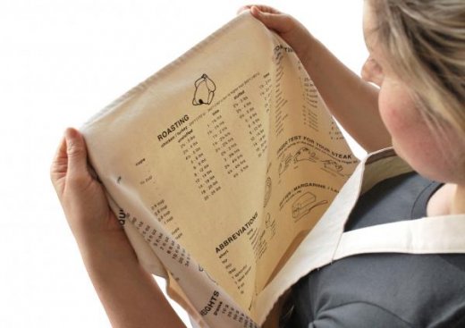 Zástera SUCK UK Apron Cooking Guide