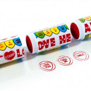 Trojitá pečiatka SUCK UK Love Hearts