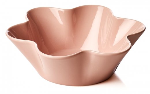 Porcelánová miska SAGAFORM Piccadilly kvet, ružová