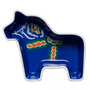 Servírovacia miska SAGAFORM Sweeden - Dala Horse, modrá