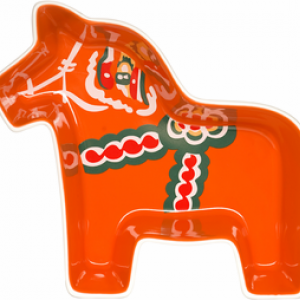 Servírovacia miska SAGAFORM Sweeden - Dala Horse, veľká, oranžová