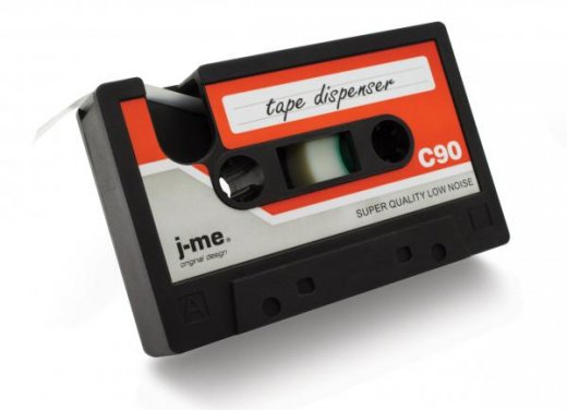 Stojan na lepiacu pásku J-ME Cassette, červený
