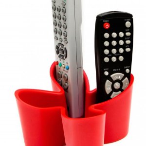 Stojan na diaľkové ovládače J-ME Cozy Remote Tidy - červený
