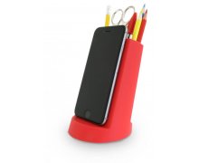 Kancelársky stojan J-ME Lean Desk Tidy, červený