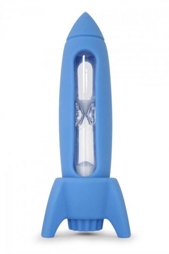 Detská zubná minútka J-ME Rocket Timer, modrá