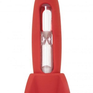 Detská zubná minútka J-ME Rocket Timer, červená