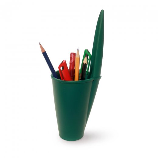 Kancelársky stojan J-ME Lid Pot, zelený