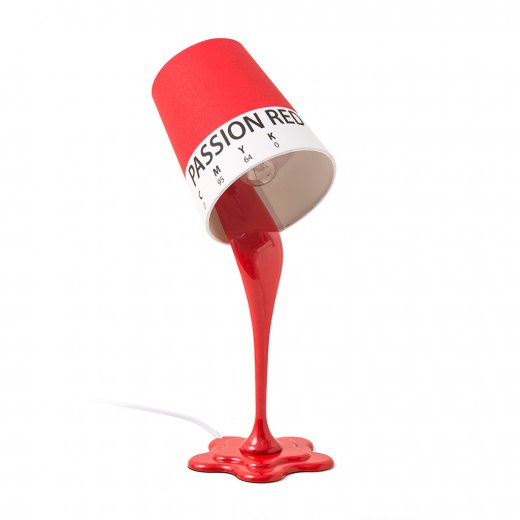 Stolná lampa BALVI CMYK, červená