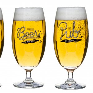Poháre na pivo SAGAFORM Club Beer, 4ks , 420ml
