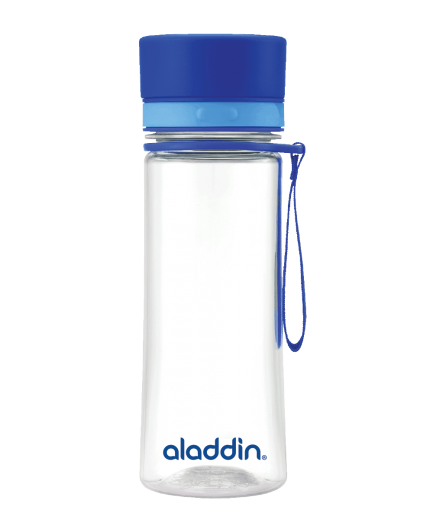 Fľaša na vodu ALADDIN AVEO 350 ml. so závesným uškom, modrá