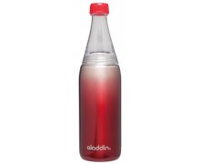Štýlová vakuová fľaša na vodu 600 ml. ALADDIN Fresco Twist&Go, červená