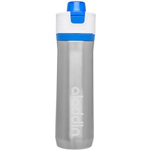 Športová vákuová fľaša na vodu so závesným uškom Aladdin 600 ml., modrá