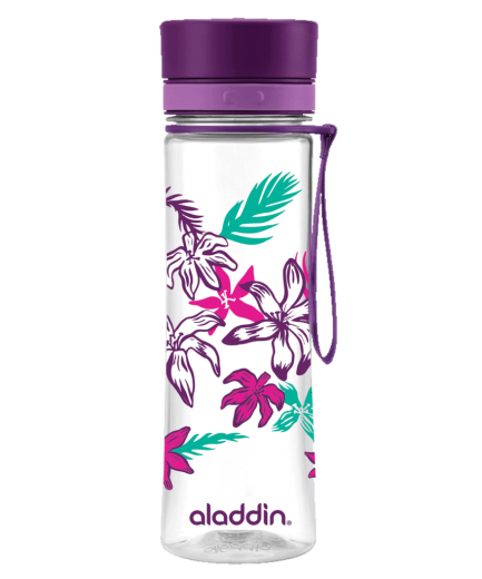 ALADDIN AVEO fľaša na vodu AVEO 600ml fialová s potlačou