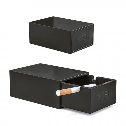 Popolník BALVI Match Box, čierny
