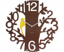Hodiny s kyvadlom KARLSSON Woodpecker, 42cm