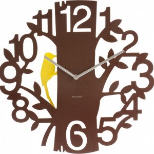 Hodiny s kyvadlom KARLSSON Woodpecker, 42cm