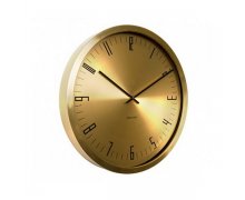 Hodiny KARLSSON Cased Index, 44cm, mosadz