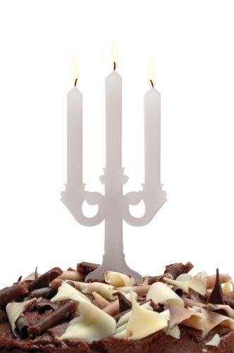 Sviečka na tortu FRED Candelabra, biela