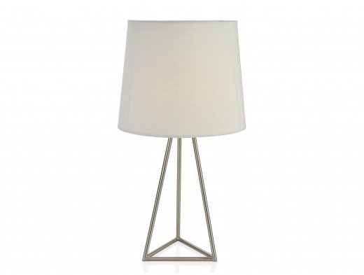 Moderná stolová lampa  ANDREA HOUSE, nikel (výška 41,5cm.)