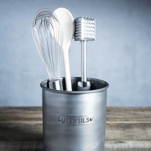 Stojan na kuchynské nástroje v industriálnom štýle (kov) KITCHEN CRAFT Industrial Kitchen