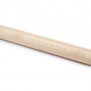 Valček na cesto s meradlami Paul Holywood, buk (43 cm.)  KITCHEN CRAFT