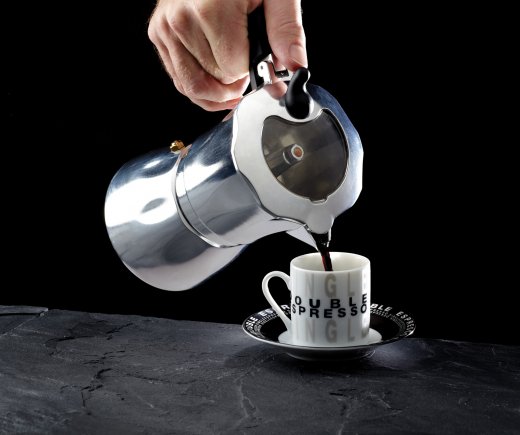 Moka konvička s priehľadným uzáverom (300ml.)  KITCHEN CRAFT Le´Xpress