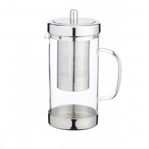 Čajová konvica (nerez-sklo) 1l.,  KITCHEN CRAFT Le´Xpress