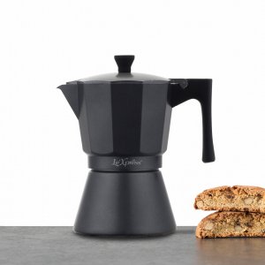 Moka konvička v talianskom štýle (290ml,) KITCHEN CRAFT Le´Xpress, šedá