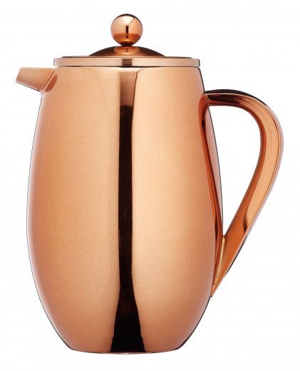 Dvojplášťový french press (meď/nerez), 1l., KITCHEN CRAFT Le´Xpress