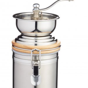 Nerezový retro mlynček na kávu  KITCHEN CRAFT Le´Xpress