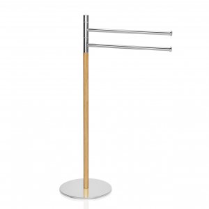 Stojan na uteráky, drevo/chróm, (81cm.) ANDREA HOUSE