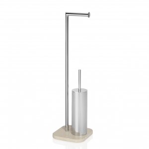 Exkluzívny WC stojan, mramor/chróm (71cm.) ANDREA HOUSE