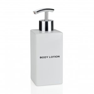 Keramický dávkovač tekutého mydla  ANDREA HOUSE Body Lotion, biely