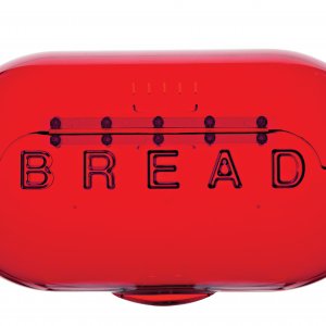 Futuristický chlebník VICE VERSA BreadBox, červený