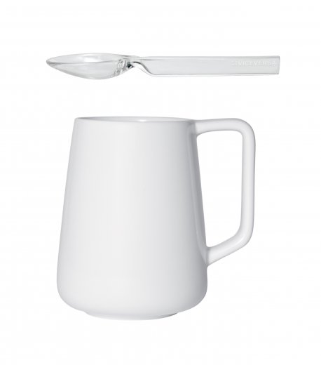 Hrnček s lyžičkou VICE VERSA Caffeina